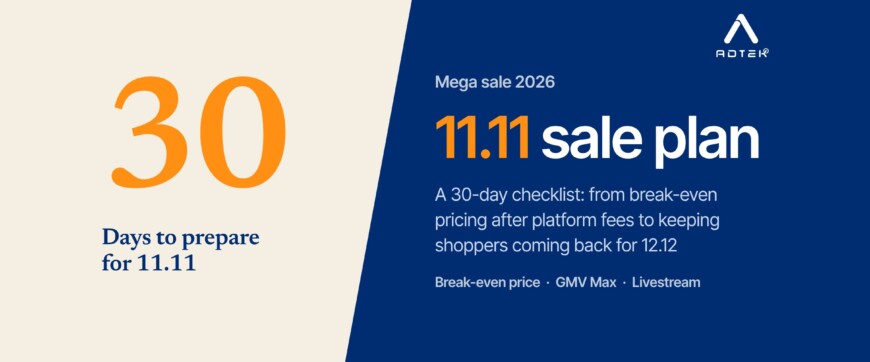 11.11 sale plan: a 30-day checklist for Shopee, TikTok Shop and 12.12