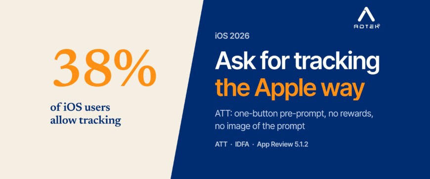 ATT on iOS in 2026: how to ask for tracking permission within Apple's rules