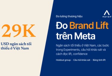 Brand Lift study của Meta: cách chạy, đọc kết quả và ngân sách