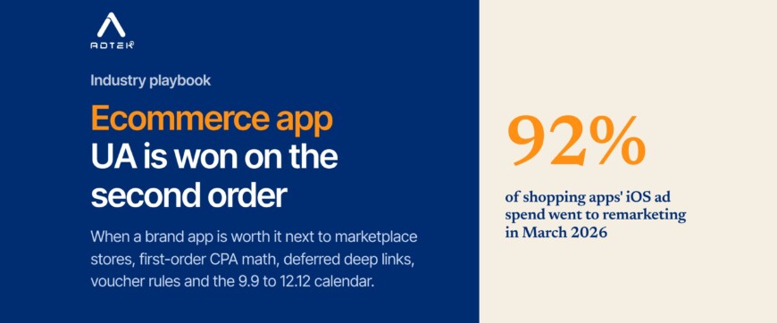 Ecommerce app user acquisition in Vietnam: app advertising, first-order CPA and web to app