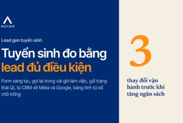 Lead gen tuyển sinh trường quốc tế 2027: đo bằng QL thay vì số lead