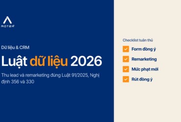 Luật bảo vệ dữ liệu cá nhân 2026: thu lead và remarketing cần đổi gì?