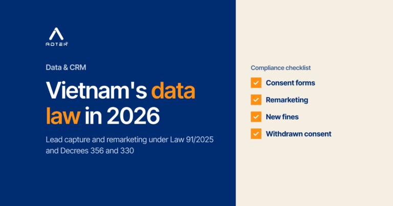 Vietnam personal data protection law 2026: what lead collection and remarketing must change